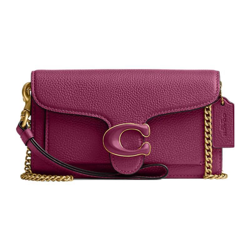 COACH Tabby 18 Push Button Closure Detachable Wrist Strap Calf Leather Crossbody Bag Small Women s Dark Plum коричневий
COACH Tabby 18 Push Button Closure Detachable Wrist Strap Calf Leather Crossbody Bag Small Women s Dark Plum коричневий
