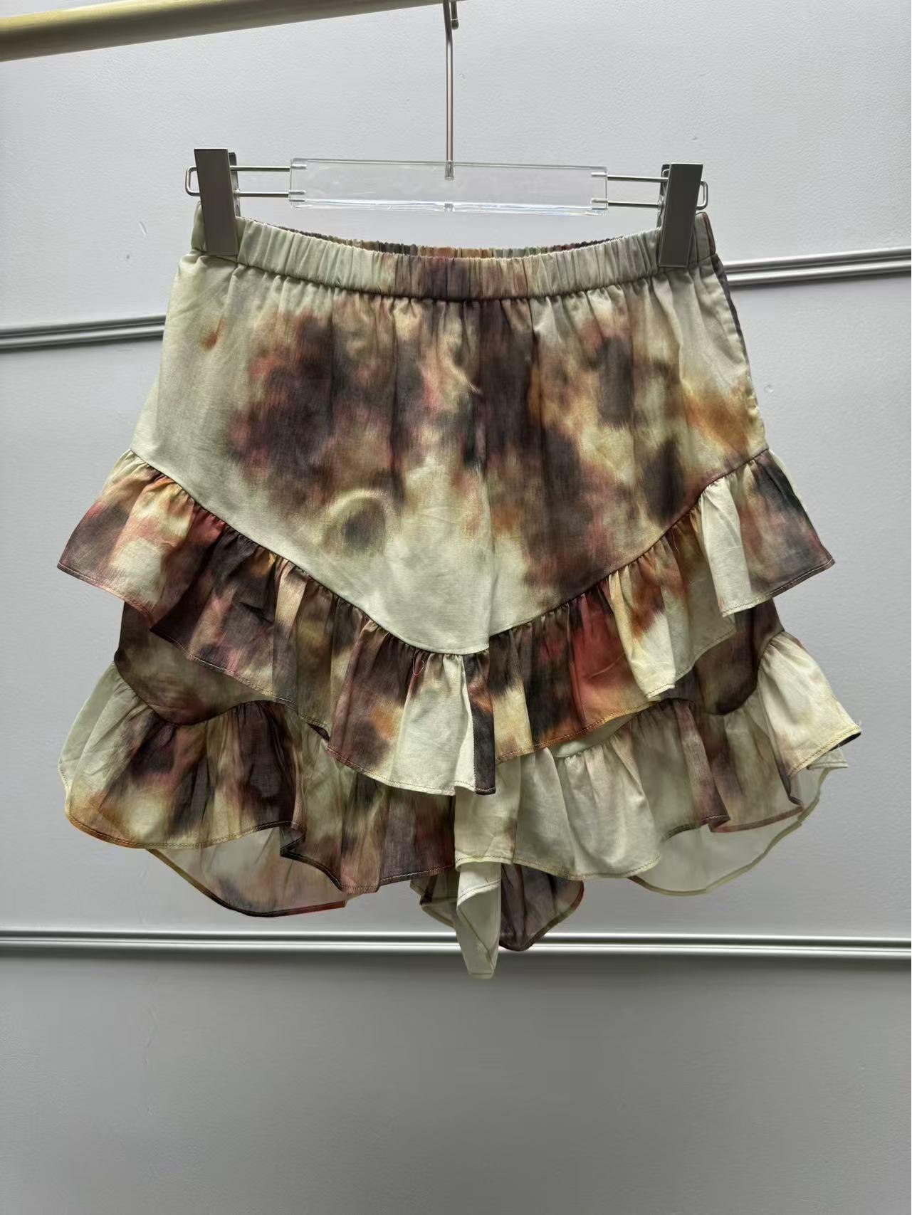 French Niche Spring/Summer Ombre Round Neck Top + Printed Layered Skirt-Pants Set S (34)
French Niche Spring/Summer Ombre Round Neck Top + Printed Layered Skirt-Pants Set S (34)