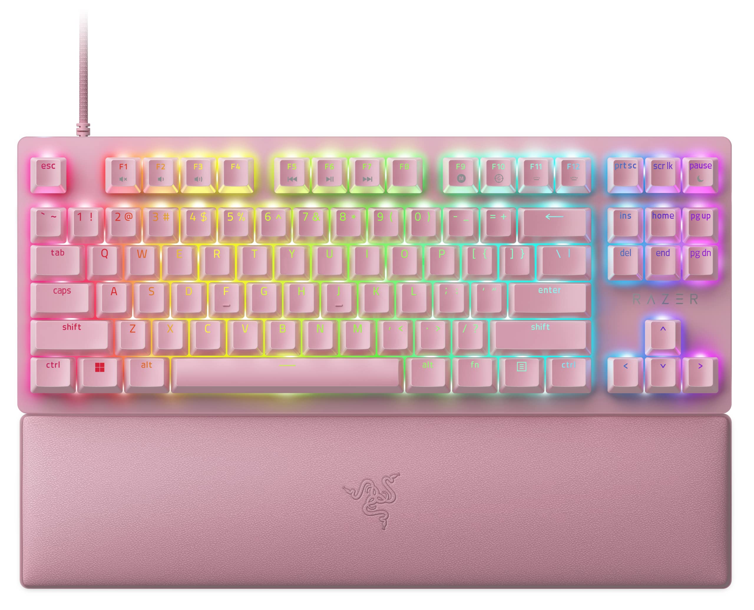 Razer Huntsman V2 Tenkeyless Linear Optical Switch Quartz Pink Tenkeyless Gaming Keyboard 2nd Genear Linear Quiet 8000Hz Polling Rate Double Shot рожевий
Razer Huntsman V2 Tenkeyless Linear Optical Switch Quartz Pink Tenkeyless Gaming Keyboard 2nd Genear Linear Quiet 8000Hz Polling Rate Double Shot рожевий