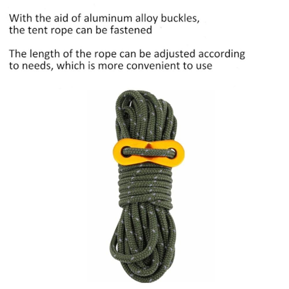 8 Pcs 4 m 4 mm Tent Guide Ropes with Aluminum Alloy Buckle Tent Cords Guyline Tent Cord Backpacking
8 Pcs 4 m 4 mm Tent Guide Ropes with Aluminum Alloy Buckle Tent Cords Guyline Tent Cord Backpacking