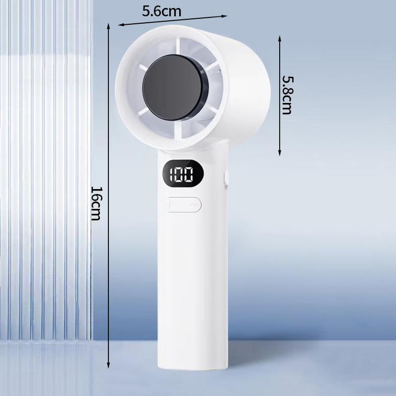 Portable Hand Fan Bladeless Handheld Fan 120 Wind Speeds Type-C Rechargeable Personal Long-lasting Highspeed Fans білий
Portable Hand Fan Bladeless Handheld Fan 120 Wind Speeds Type-C Rechargeable Personal Long-lasting Highspeed Fans білий