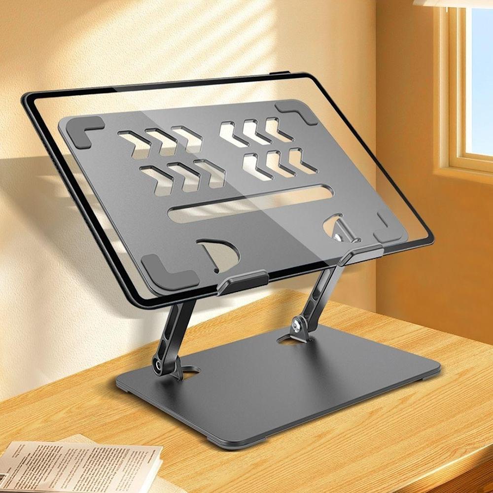 GFS04-T Laptop Cooling Stand Adjustable Height Carbon Steel Foldable Tablet Holder Notebook Bracket Grey
GFS04-T Laptop Cooling Stand Adjustable Height Carbon Steel Foldable Tablet Holder Notebook Bracket Grey
