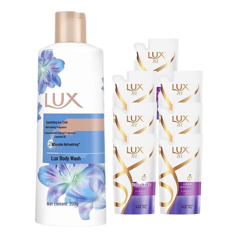 LUX Icy Cool Moisturizing Body Wash & Shampoo Set
LUX Icy Cool Moisturizing Body Wash & Shampoo Set