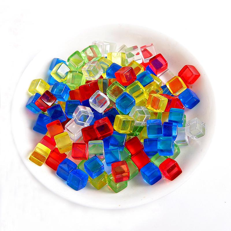 50Pcs Mini Size Transparent Cube 10Mm Math Teaching Supplies Educational Sensory Training Toys Board Game Props
50Pcs Mini Size Transparent Cube 10Mm Math Teaching Supplies Educational Sensory Training Toys Board Game Props