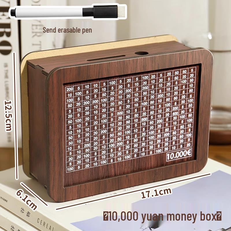 Скидка для новичков: Деревянная копилка премиум-класса - Подарок на день рождения, Решение для сбережений
Скидка для новичков: Деревянная копилка премиум-класса - Подарок на день рождения, Решение для сбережений