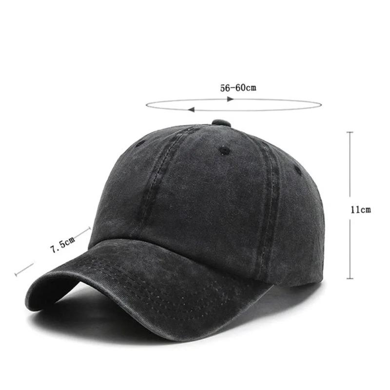 Soft Top Retro Washed Baseball Cap American Vintage Style Cool and Versatile Couple Duckbill Cap Ins Sun Shading M чорний
Soft Top Retro Washed Baseball Cap American Vintage Style Cool and Versatile Couple Duckbill Cap Ins Sun Shading M чорний