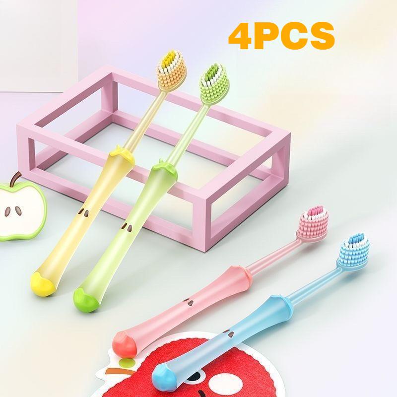 4pcs-New Ice Apple Gum Protection Toothbrush, Cute Personality Wide Head Soft Hair Couple Toothbrush
4pcs-New Ice Apple Gum Protection Toothbrush, Cute Personality Wide Head Soft Hair Couple Toothbrush