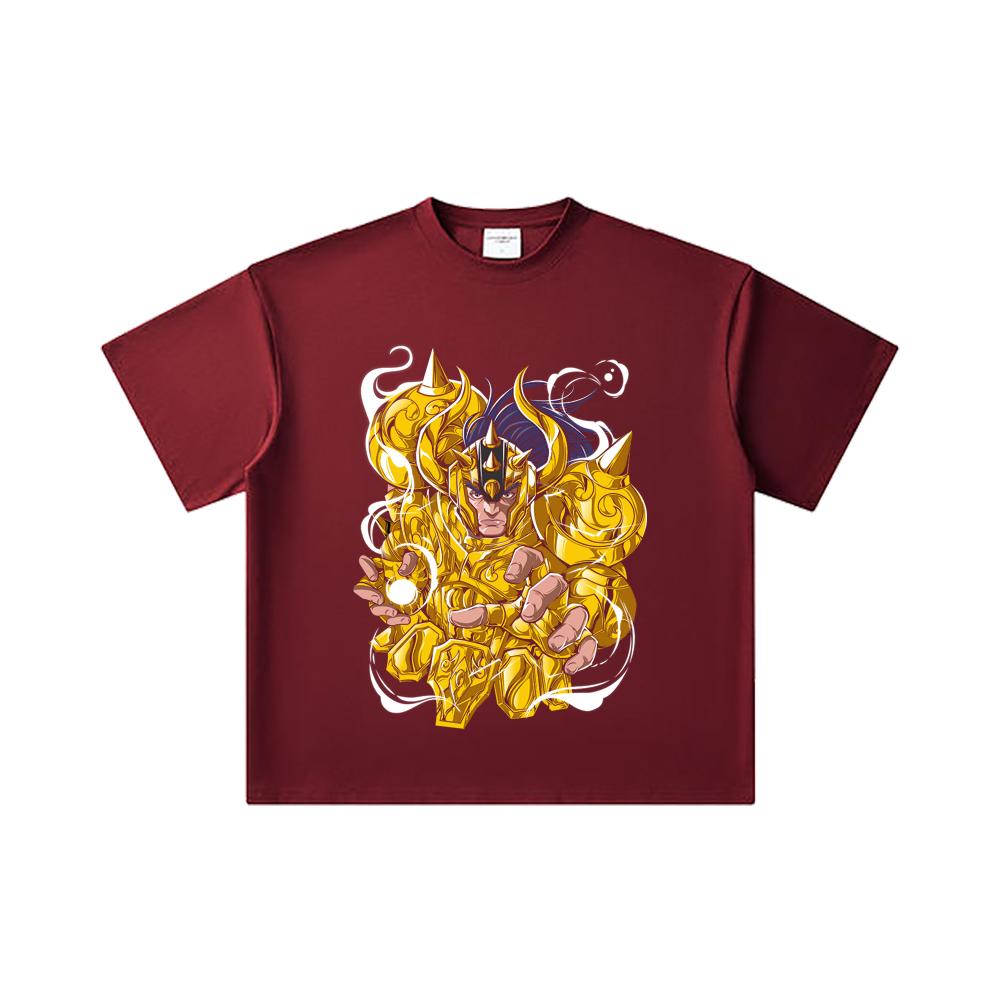 260 GSM Double Yarn 32 Count 100% Cotton Saint Seiya V20 Taurus Print Unisex Heavy Cotton T Shirt 2XL вина червоного кольору
260 GSM Double Yarn 32 Count 100% Cotton Saint Seiya V20 Taurus Print Unisex Heavy Cotton T Shirt 2XL вина червоного кольору