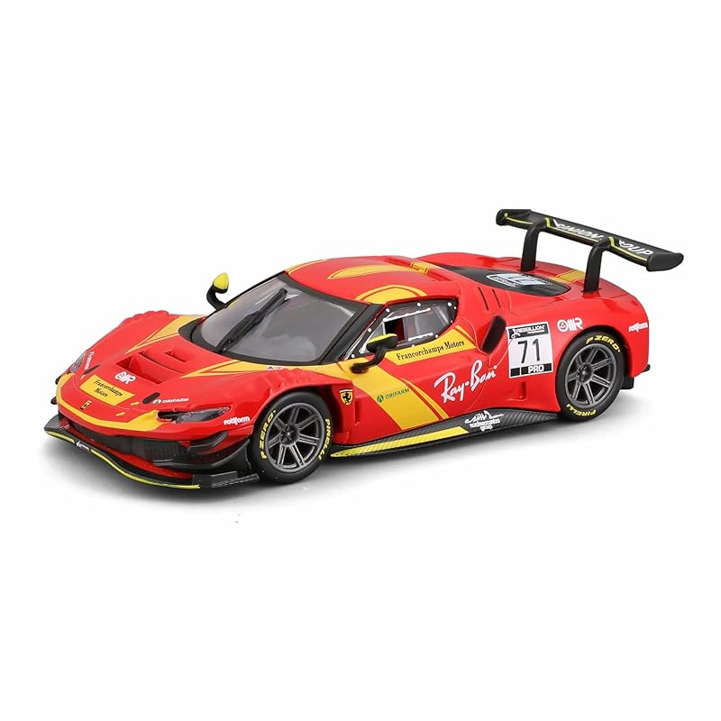 Ббураго 1:43 гоночный автомобиль ferrari 296 GT3 No.71 Готовый продукт литой автомобиль gt3 подарок, украшение, благодарность
Ббураго 1:43 гоночный автомобиль ferrari 296 GT3 No.71 Готовый продукт литой автомобиль gt3 подарок, украшение, благодарность
