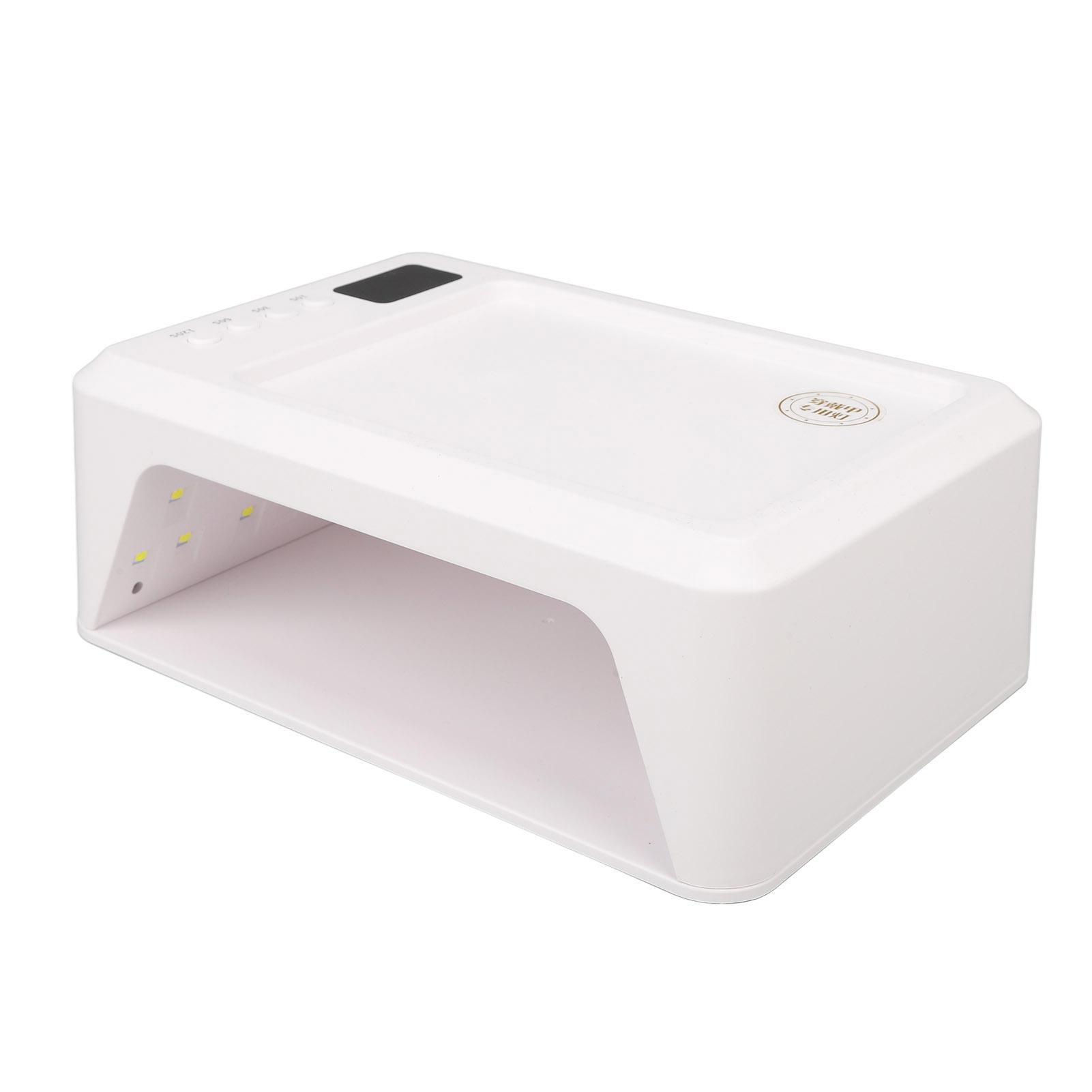 Светодиодная УФ-лампа для ногтей 72 Вт, 4 таймера, быстрая сушка ногтей с 60 ламповыми чипами US Plug