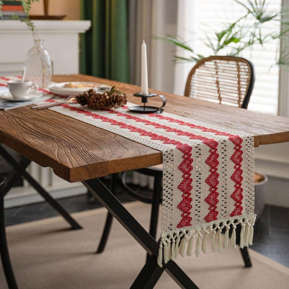 Red Love Cotton Linen Table Runner Woven Tablecloth INS Style Table Cover Table Decor 30x120cm
Red Love Cotton Linen Table Runner Woven Tablecloth INS Style Table Cover Table Decor 30x120cm