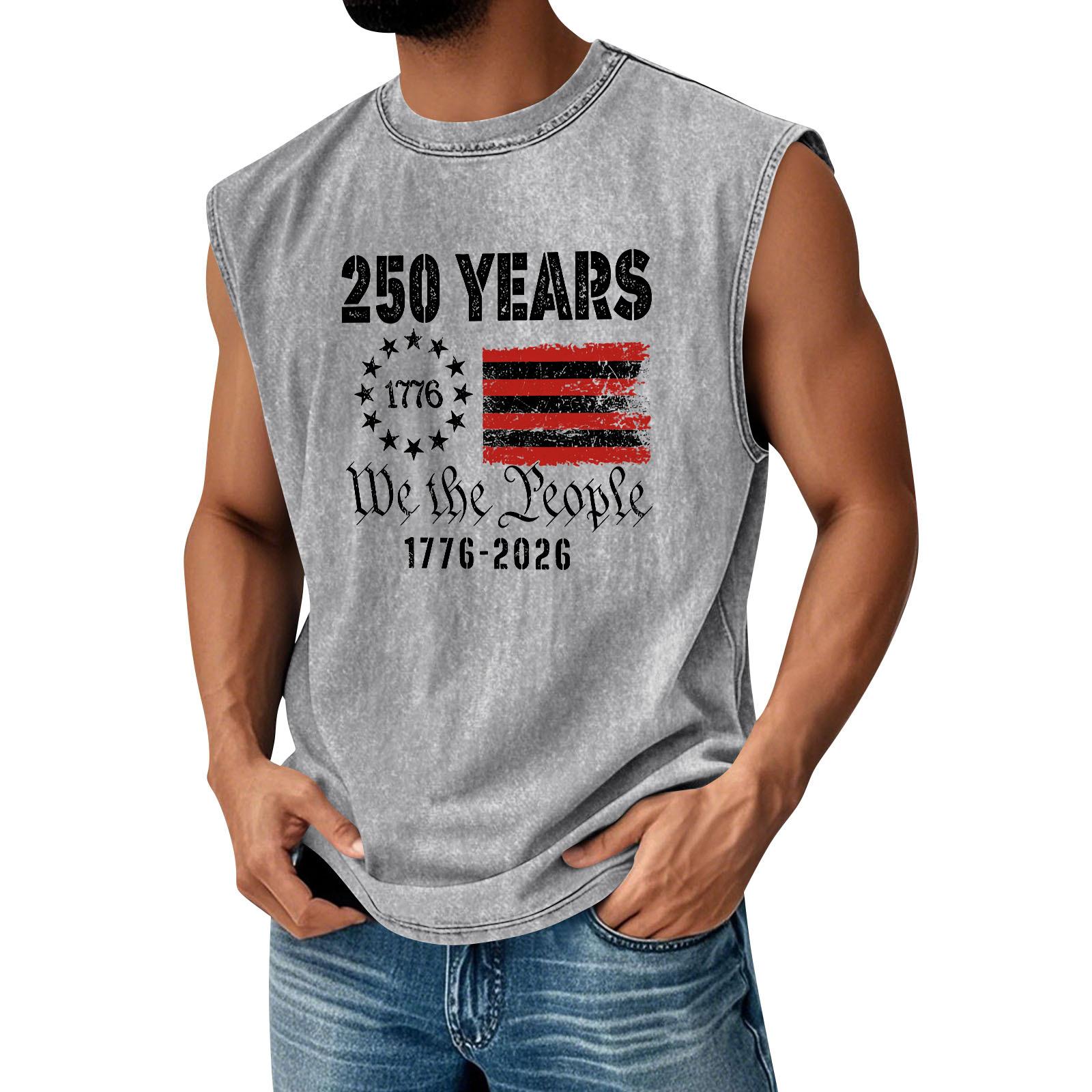 Men s Printed Round Neck Distressed Top Casual Comfort Vest XL
Men s Printed Round Neck Distressed Top Casual Comfort Vest XL