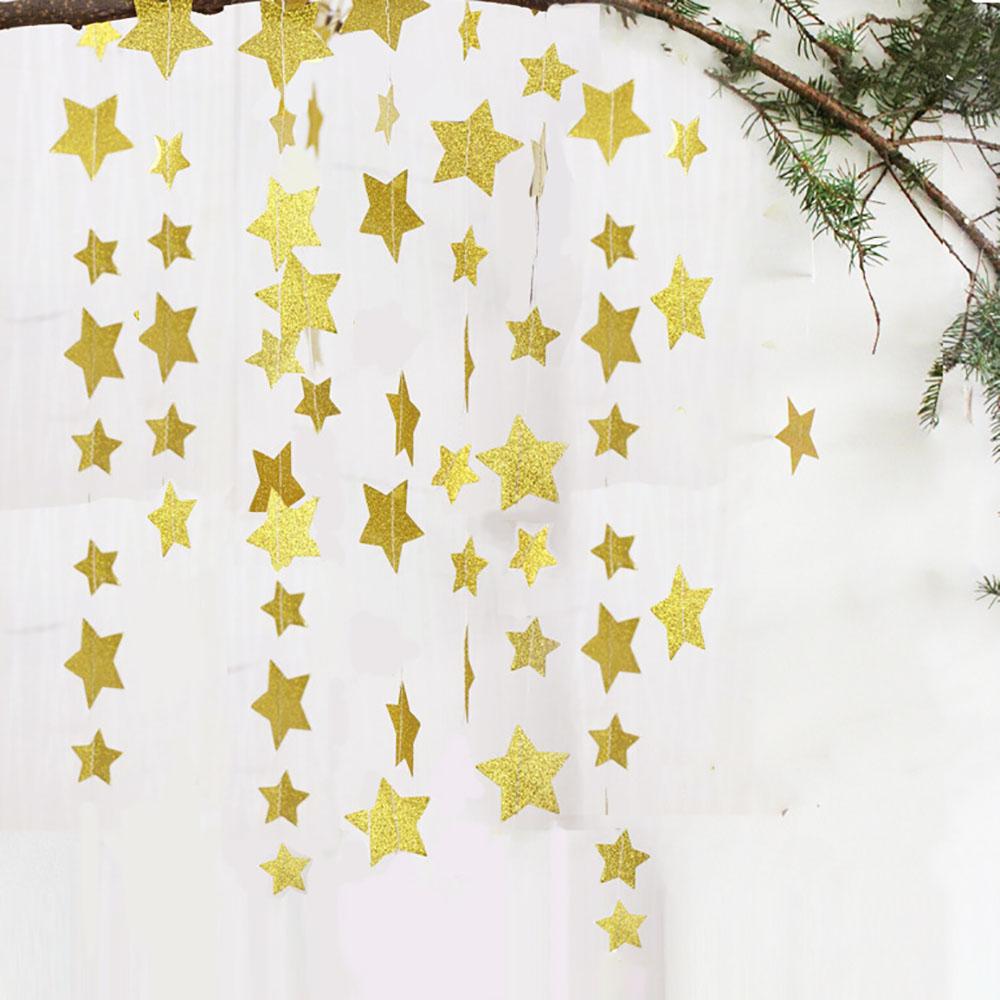 4M Glitter Star String With 10CM Garland Banner Shining For Christmas Birthday Wedding Party Home Shopwindow Hanging Ornament Decoration Supplies золотий
4M Glitter Star String With 10CM Garland Banner Shining For Christmas Birthday Wedding Party Home Shopwindow Hanging Ornament Decoration Supplies золотий