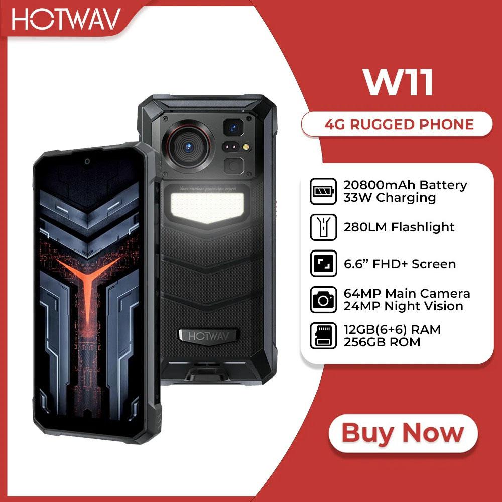 HOTWAV W11 Прочный телефон, 280LM, фонарик, 6,6 дюйма, FHD +, аккумулятор 20800 мАч, смартфон, 24 МП, ночное видение, 33 Вт, быстрая зарядка мобильного телефона
HOTWAV W11 Прочный телефон, 280LM, фонарик, 6,6 дюйма, FHD +, аккумулятор 20800 мАч, смартфон, 24 МП, ночное видение, 33 Вт, быстрая зарядка мобильного телефона