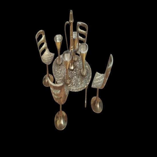@Craft Trade Brass Maharaja Table Set Showpieces for & Décor Items
@Craft Trade Brass Maharaja Table Set Showpieces for & Décor Items
