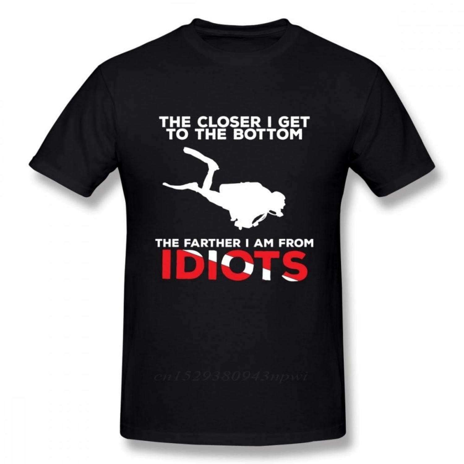 The Closer I Get To The Bottom Scuba Diving Tshirt Men 3D Printed Graphic T Shirt Top Tees Design Fashion Round Neck XXXXXL чорний
The Closer I Get To The Bottom Scuba Diving Tshirt Men 3D Printed Graphic T Shirt Top Tees Design Fashion Round Neck XXXXXL чорний