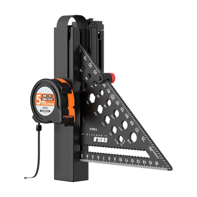 Double Purpose Measuring Tool Set with Magnetic Belt Clip 5M Steel Retractable Rulers & Aluminum Angles Finders for Home 1
Double Purpose Measuring Tool Set with Magnetic Belt Clip 5M Steel Retractable Rulers & Aluminum Angles Finders for Home 1