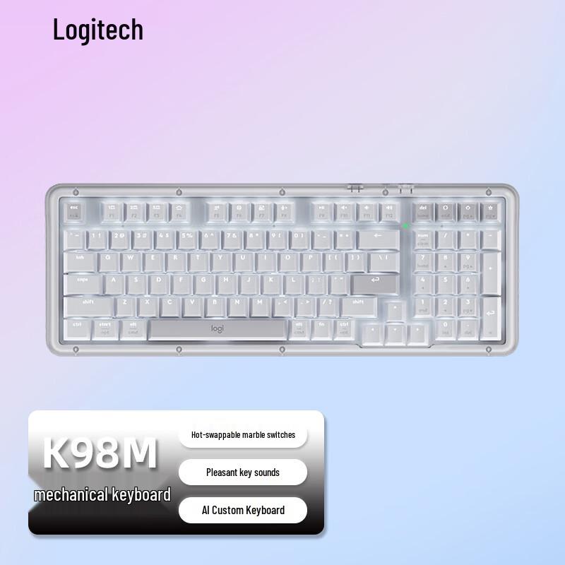 Logitech ALTO KEYS K98M Custom Mechanical Keyboard
Logitech ALTO KEYS K98M Custom Mechanical Keyboard