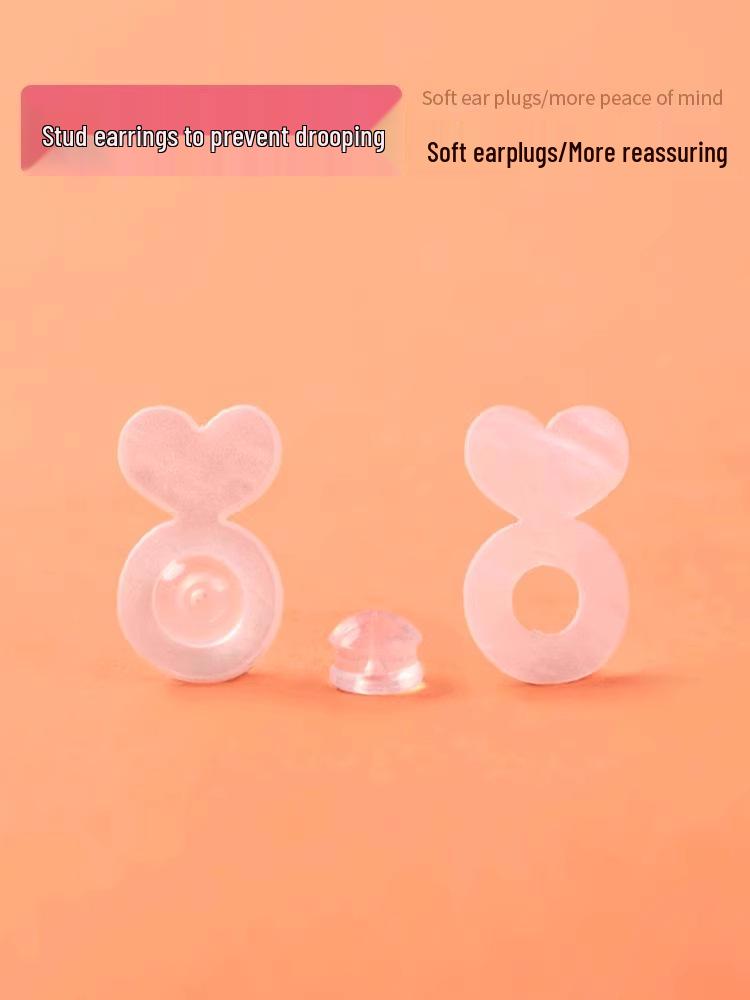 Silicone Ear Support: Transparent Anti-Drop Earring Back & Ear Care Plug
Silicone Ear Support: Transparent Anti-Drop Earring Back & Ear Care Plug