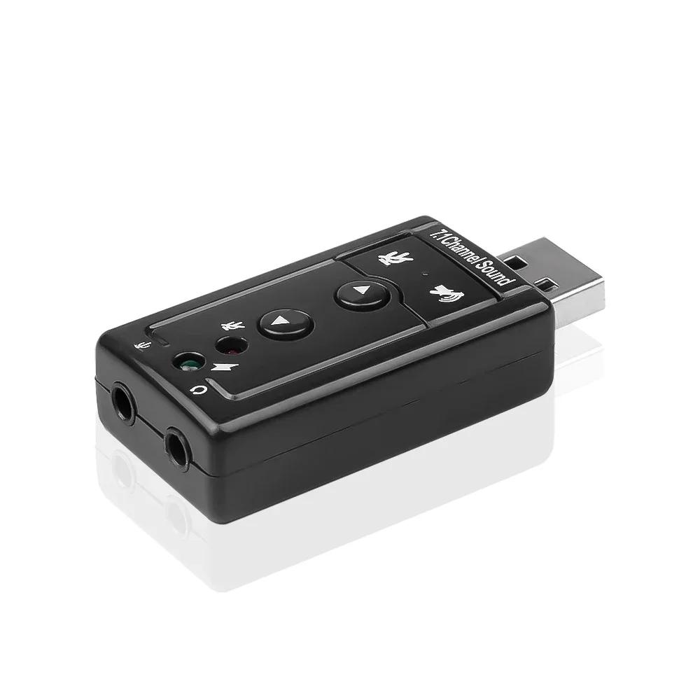 Звукова карта USB 7.1-канальна Аудіоінтерфейс 3,5 мм Зовнішня звукова карта Для навушників Динаміка для Win 7 8 Android Linux Mac OS чорний
Звукова карта USB 7.1-канальна Аудіоінтерфейс 3,5 мм Зовнішня звукова карта Для навушників Динаміка для Win 7 8 Android Linux Mac OS чорний