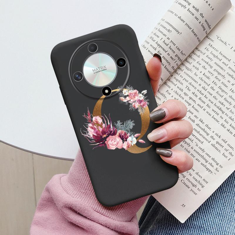 Letter Phone Case For Honor X9b X9a Magic5 Lite Magic6 Lite 5G Cover Retro Flowers Pink Black Soft TPU Initial Silicone Fundas Honor X9b
Letter Phone Case For Honor X9b X9a Magic5 Lite Magic6 Lite 5G Cover Retro Flowers Pink Black Soft TPU Initial Silicone Fundas Honor X9b