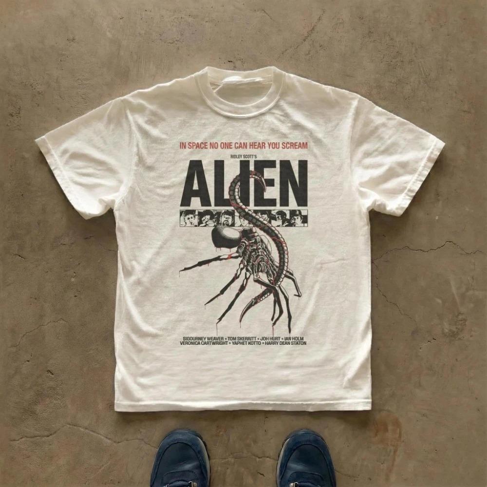 Alien Chestburster Illustration T-Shirt Sci-Fi Horror Movie Tee Clothing Graphic Short Sleeve Shirt Unisex Men Women All-Season XXXL
Alien Chestburster Illustration T-Shirt Sci-Fi Horror Movie Tee Clothing Graphic Short Sleeve Shirt Unisex Men Women All-Season XXXL