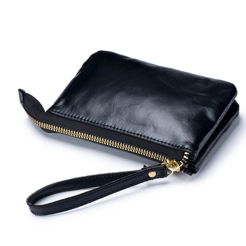 First layer oil wax leather zipper small wallet new simple keychain coin bag change bag leather change bag women чёрный
First layer oil wax leather zipper small wallet new simple keychain coin bag change bag leather change bag women чёрный
