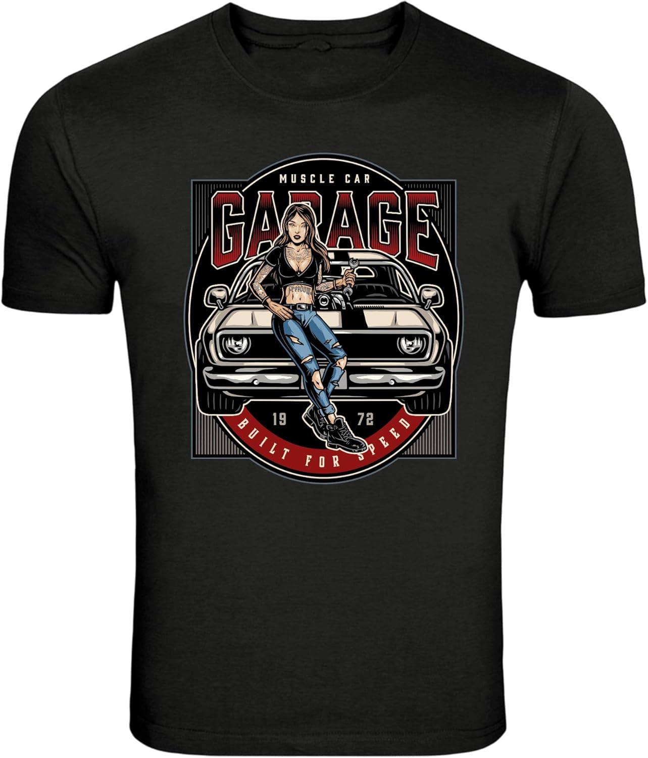 Muscle Car Garage Built for Speed 1972 Vintage Graphic Tee 5XL різнокольоровий
Muscle Car Garage Built for Speed 1972 Vintage Graphic Tee 5XL різнокольоровий
