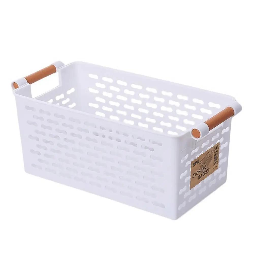 Plastic Hollow Out Storage Basket White/Black Ventilated Snack Finishing Box Rectangular Space-saving Sundries Storage Basket білий
Plastic Hollow Out Storage Basket White/Black Ventilated Snack Finishing Box Rectangular Space-saving Sundries Storage Basket білий