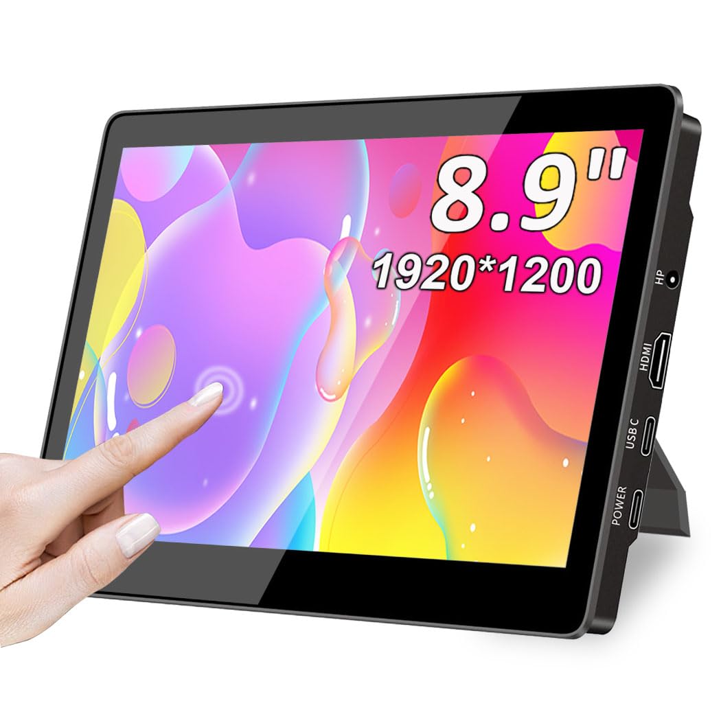Viewturbo Міні-монітор Дюймовий Сенсорний Панель FHD 1920x1200 Маленький Монітор USB Тип Міні Дисплей IPS Екран 450Ніт Яскравість Сумісний з VESA Динамік
Viewturbo Міні-монітор Дюймовий Сенсорний Панель FHD 1920x1200 Маленький Монітор USB Тип Міні Дисплей IPS Екран 450Ніт Яскравість Сумісний з VESA Динамік