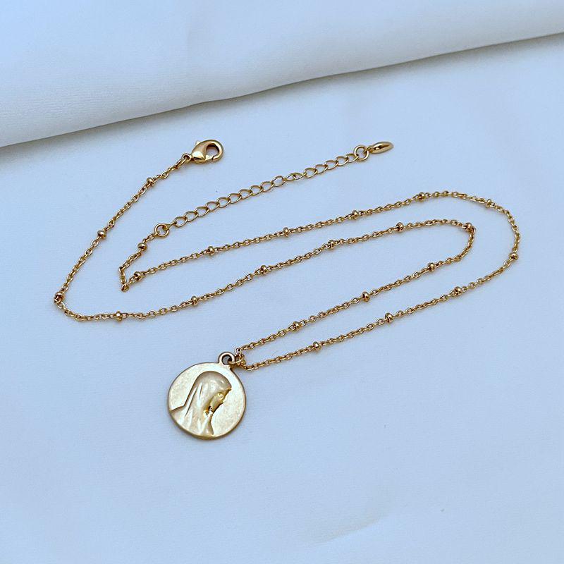 Light Luxury Geometric Round Metal Necklace for Women
Light Luxury Geometric Round Metal Necklace for Women