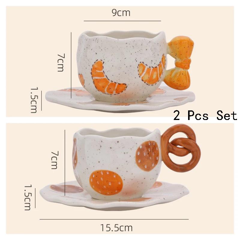 Милые мультяшные керамические чашки, изысканный набор для послеобеденного чая и кофе, кружка для завтрака, офисная посуда, подарки
Милые мультяшные керамические чашки, изысканный набор для послеобеденного чая и кофе, кружка для завтрака, офисная посуда, подарки