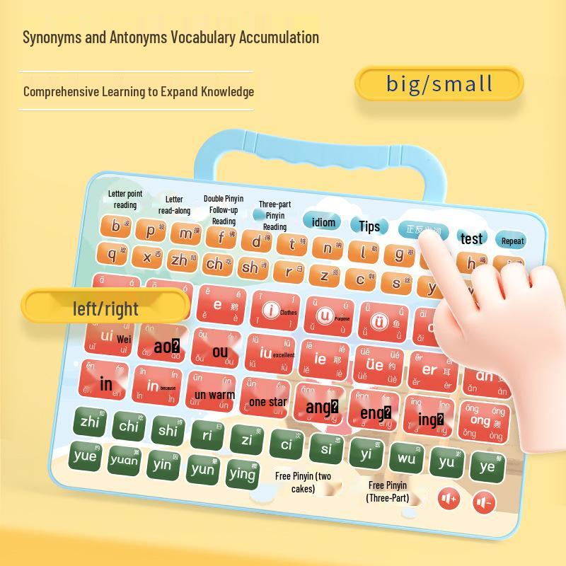 Multifunctional Pinyin Learning Tablet for Kids: Early Education, Idioms, Math, and Point-Reading Machine
Multifunctional Pinyin Learning Tablet for Kids: Early Education, Idioms, Math, and Point-Reading Machine