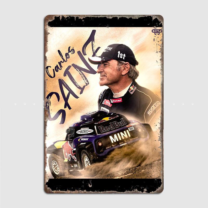 POSTERS CARLOS SAINZ Rallysport Retro Metal Poster Sign Car Shop Garage Club Vintage Bar Wall Room Decoration Home Decor 7.9x11.8In(20x30cm)
POSTERS CARLOS SAINZ Rallysport Retro Metal Poster Sign Car Shop Garage Club Vintage Bar Wall Room Decoration Home Decor 7.9x11.8In(20x30cm)