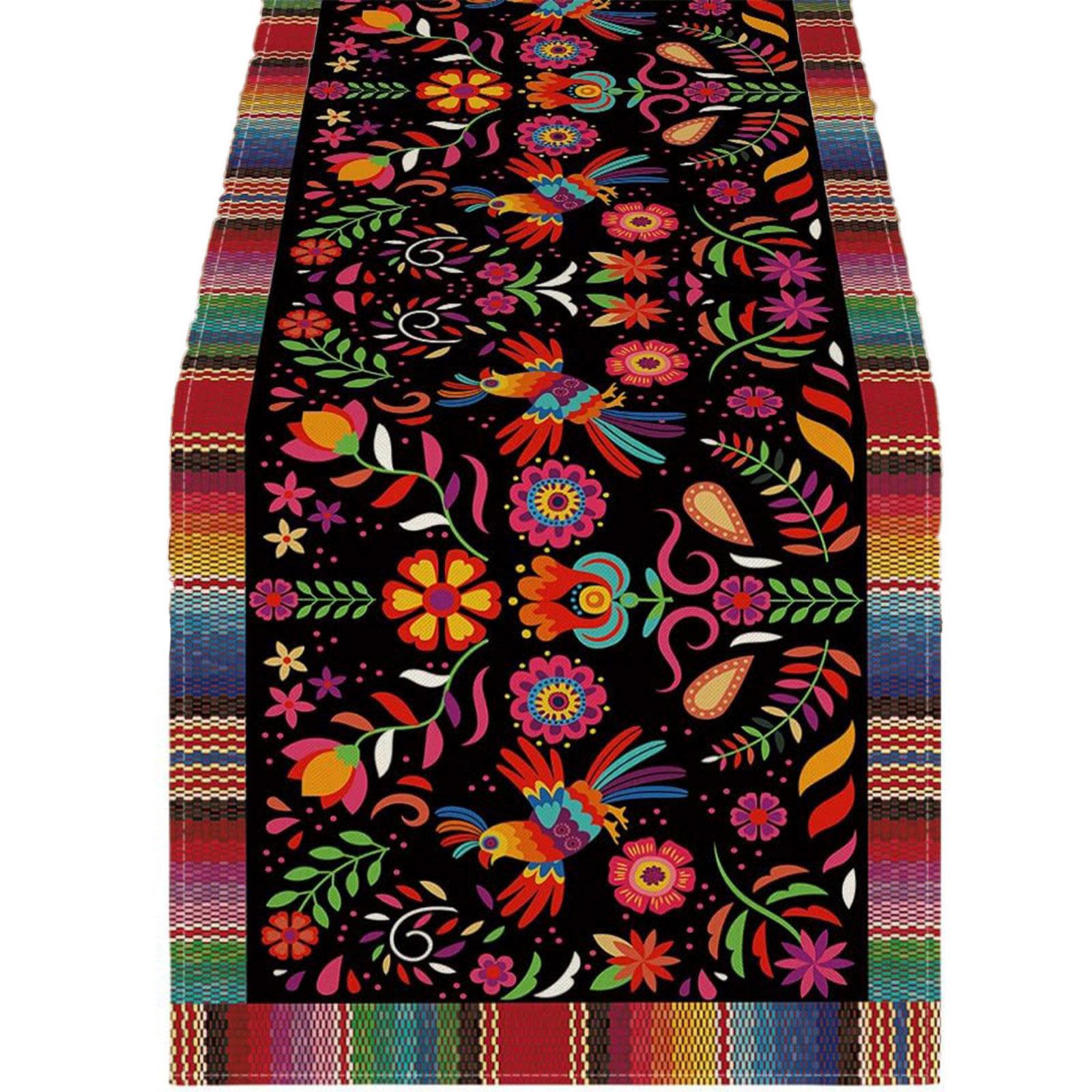 Day of the Dead Table Runner 33x120cm with Skull and Floral Pattern Decorative Table Cloth for Holiday and Festival Decoration One Size
Day of the Dead Table Runner 33x120cm with Skull and Floral Pattern Decorative Table Cloth for Holiday and Festival Decoration One Size