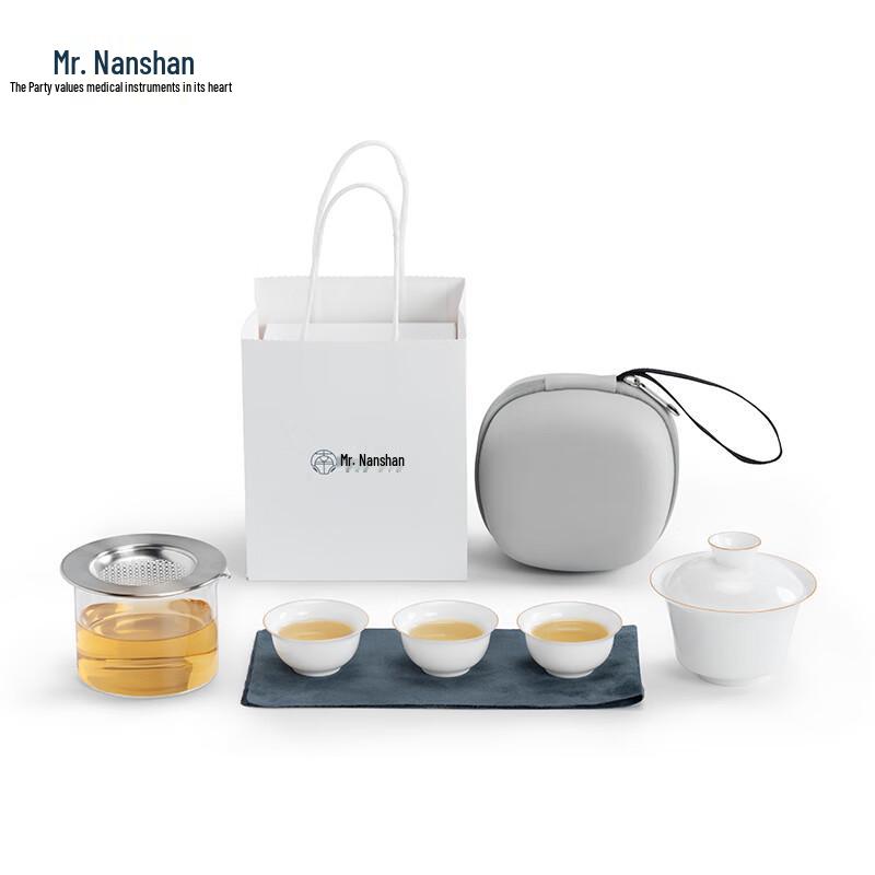 Mr. Nanshan Portable Ceramic Travel Tea Set
Mr. Nanshan Portable Ceramic Travel Tea Set