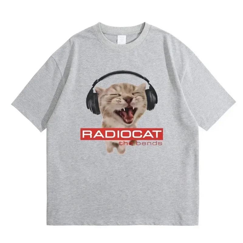 British Rock Band Radiohead Fun Cat Love Rock Print Pattern T-shirt Fashionable Round Neck Short Sleeved Street Breathable Top 4XL
British Rock Band Radiohead Fun Cat Love Rock Print Pattern T-shirt Fashionable Round Neck Short Sleeved Street Breathable Top 4XL