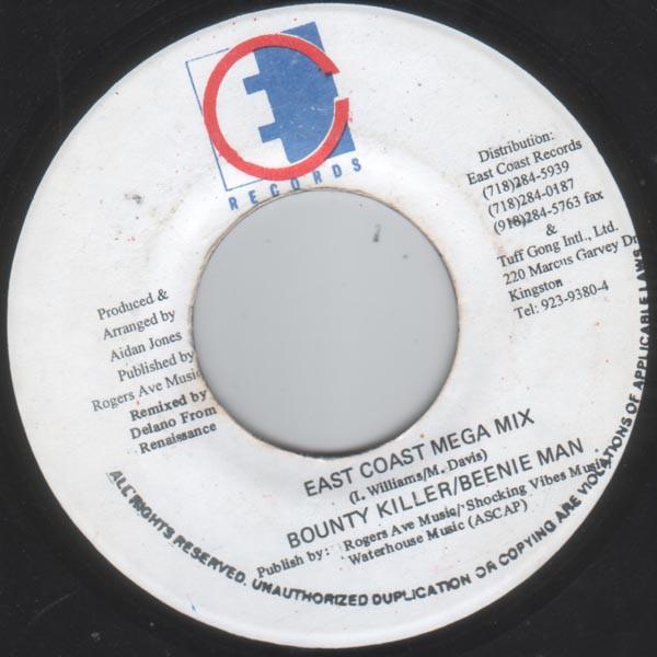 7inch Record BOUNTY KILLER & BEENIE MAN / SLY DU - East Coast Mega Mix / Mecca NONE East Coast Reco Jamaica Reggae, Ska & Dub Used
7inch Record BOUNTY KILLER & BEENIE MAN / SLY DU - East Coast Mega Mix / Mecca NONE East Coast Reco Jamaica Reggae, Ska & Dub Used
