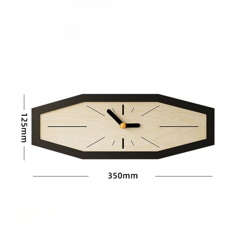 Decorative Wall Clock, Silent Ticking Modern Art Piece for Interior - Gold Metal Frame, Statement Decor for Office, Entryway 35x12.5cm
Decorative Wall Clock, Silent Ticking Modern Art Piece for Interior - Gold Metal Frame, Statement Decor for Office, Entryway 35x12.5cm