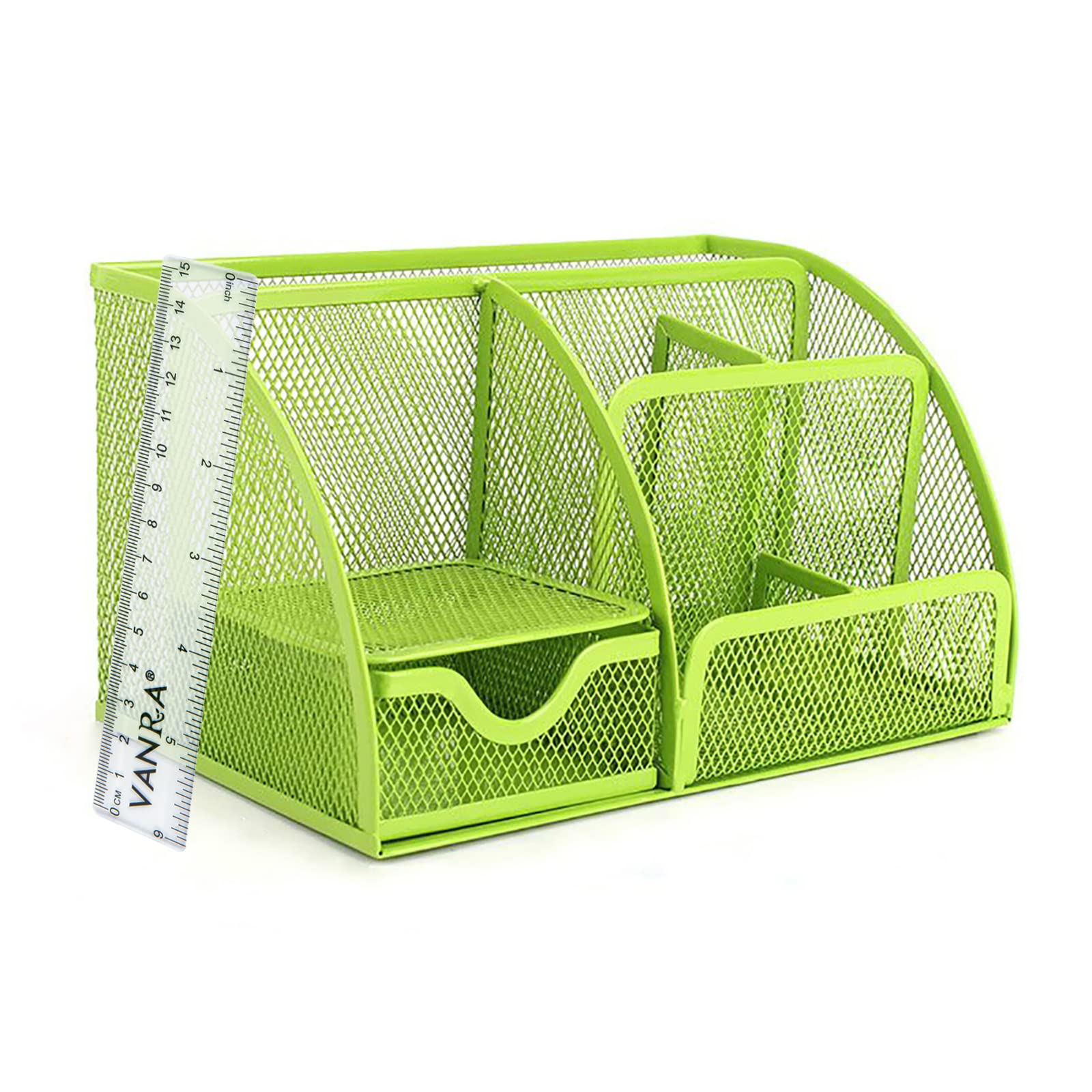 VANRA™ Desk Organizer with Metal Mesh Pen Holder, Pen Stand with Drawer, Multifunctional Pencil Case, Pencil Case, and Small Item Organizer
VANRA™ Desk Organizer with Metal Mesh Pen Holder, Pen Stand with Drawer, Multifunctional Pencil Case, Pencil Case, and Small Item Organizer