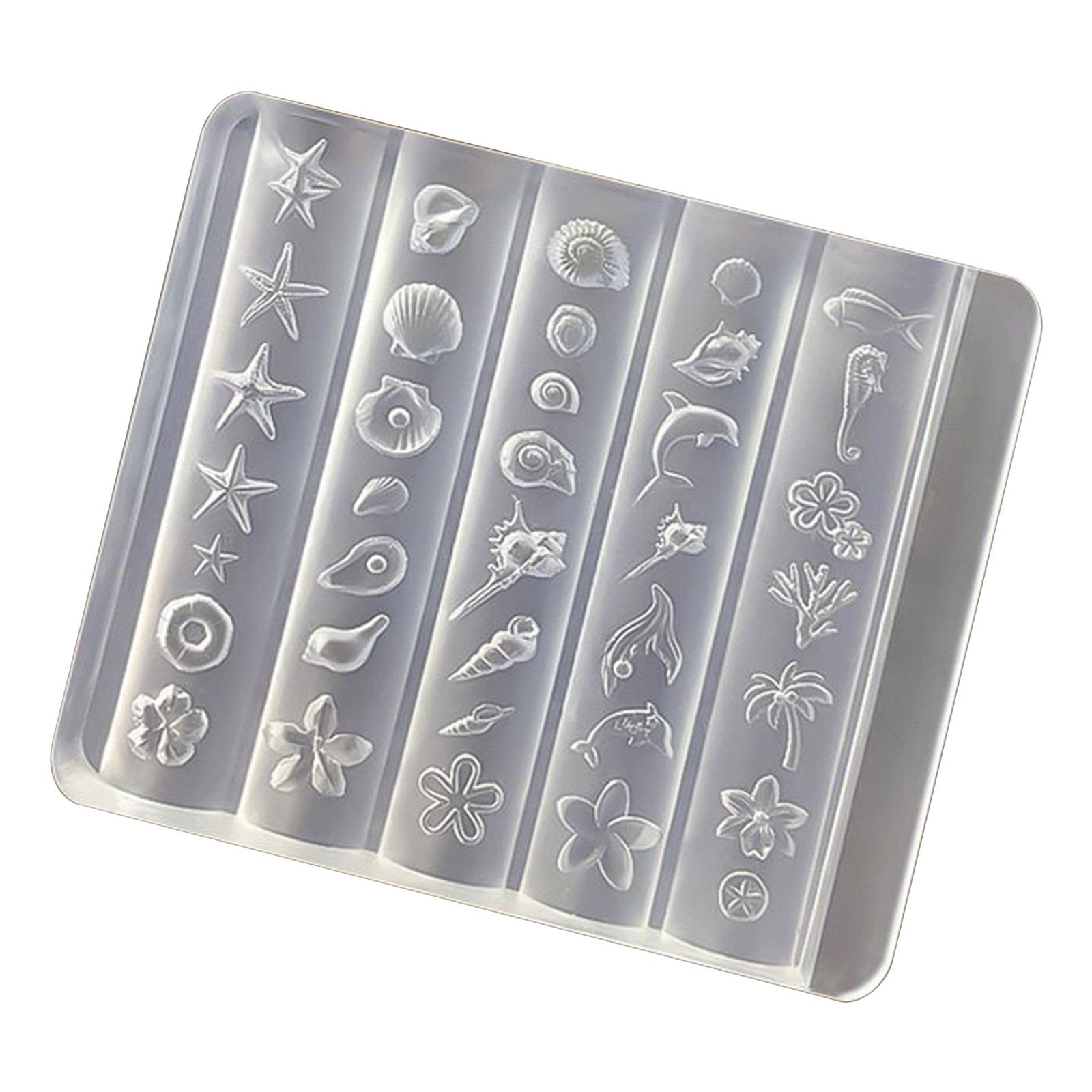 Формы для нейл-арта ручной работы Серия «Море» Шаблоны для нейл-арта Формы Силиконовая текстура для косметологов и начинающих мастеров нейл-арта
Формы для нейл-арта ручной работы Серия «Море» Шаблоны для нейл-арта Формы Силиконовая текстура для косметологов и начинающих мастеров нейл-арта