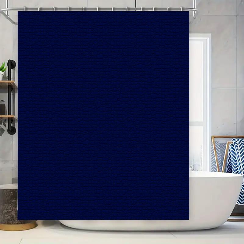 Luxury Waterproof Shower Curtain Fabric Woven With Blue Waves Bathroom Decor For Home Use Easy Install Hook Holder Included (One W60H190(CM)-1 Pcs
Luxury Waterproof Shower Curtain Fabric Woven With Blue Waves Bathroom Decor For Home Use Easy Install Hook Holder Included (One W60H190(CM)-1 Pcs