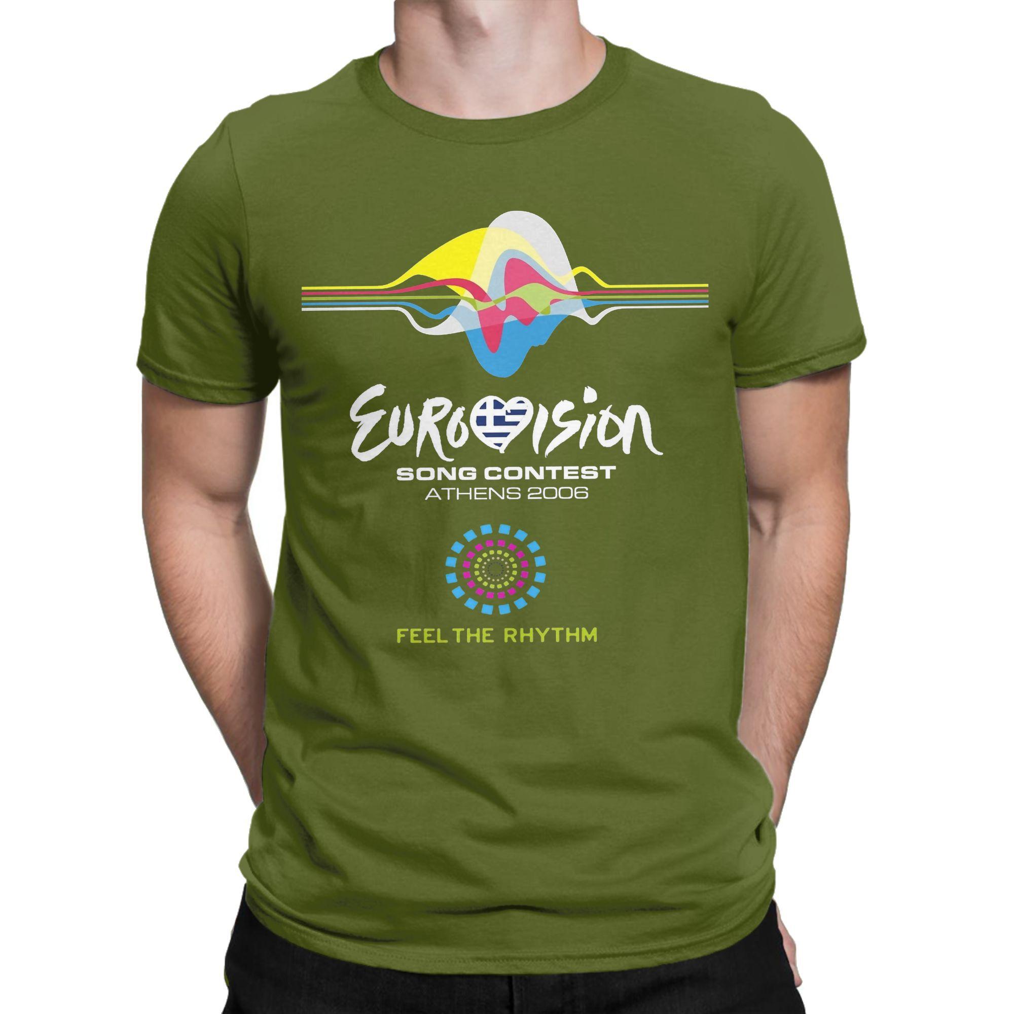 Eurovision Song Contest 2006 T Shirts for Men 100% Cotton Crazy T-Shirt Round Collar Tees Short Sleeve Tops Gift XXL армія зелений колір
Eurovision Song Contest 2006 T Shirts for Men 100% Cotton Crazy T-Shirt Round Collar Tees Short Sleeve Tops Gift XXL армія зелений колір