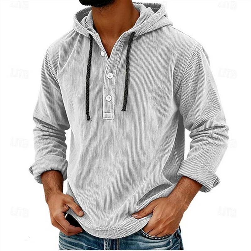 Fashion Men s Hooded Hoodie Half Button Pull On Drawstring Loose Casual Sweatshirts Men Solid Striped Pullover S білий
Fashion Men s Hooded Hoodie Half Button Pull On Drawstring Loose Casual Sweatshirts Men Solid Striped Pullover S білий