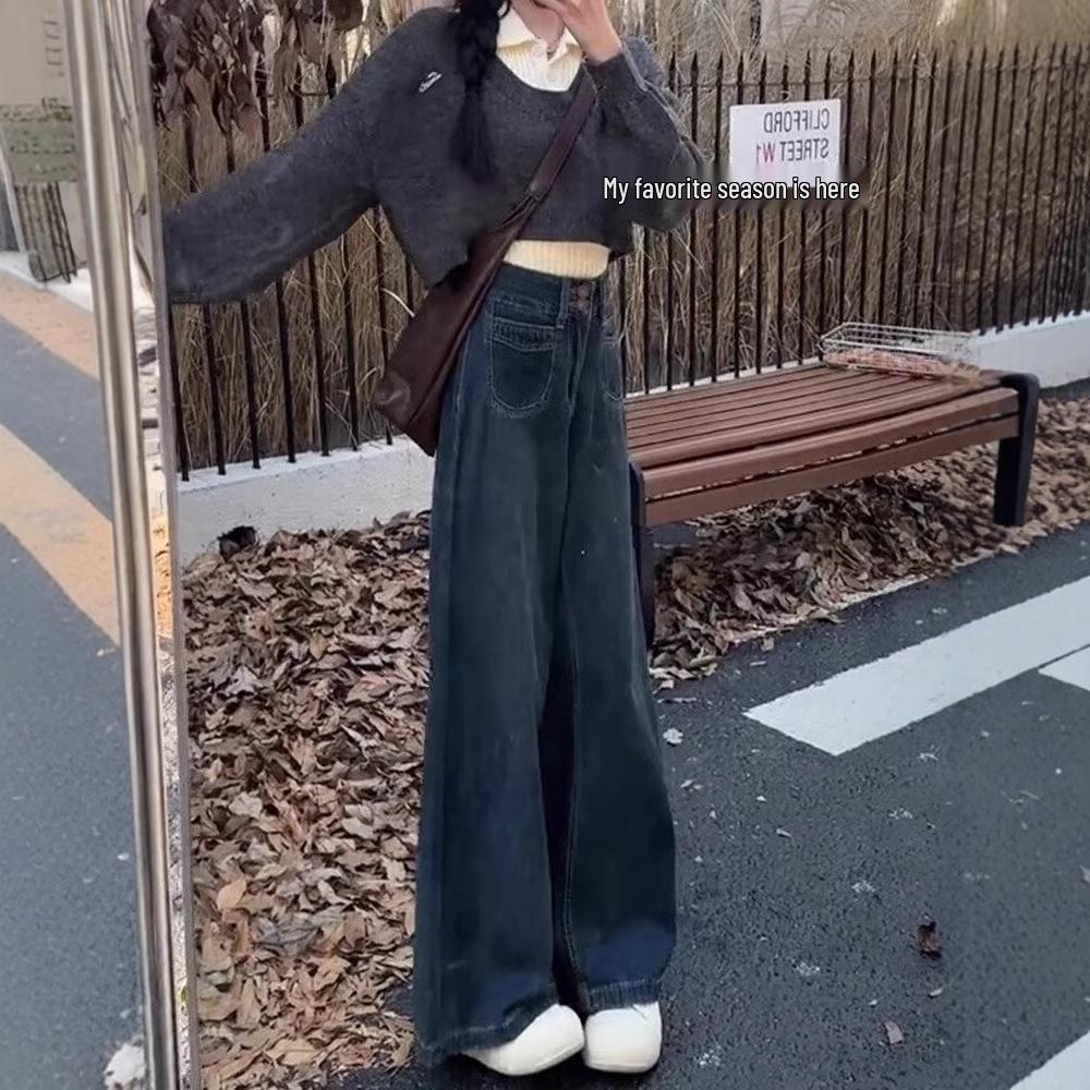 Women s High Waist Straight Leg Jeans: 2025 Slimming Petite Fit, Wide Leg, Floor Length for Spring/Autumn 5XL
Women s High Waist Straight Leg Jeans: 2025 Slimming Petite Fit, Wide Leg, Floor Length for Spring/Autumn 5XL