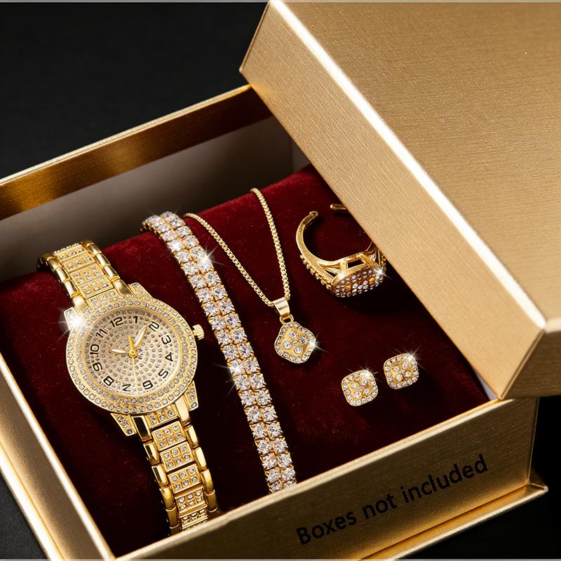 Luxury Women Gold Watch Fashion Ladies Quartz Diamond Wristwatch Elegant Female Bracelet Watches Set Reloj Mujer
Luxury Women Gold Watch Fashion Ladies Quartz Diamond Wristwatch Elegant Female Bracelet Watches Set Reloj Mujer