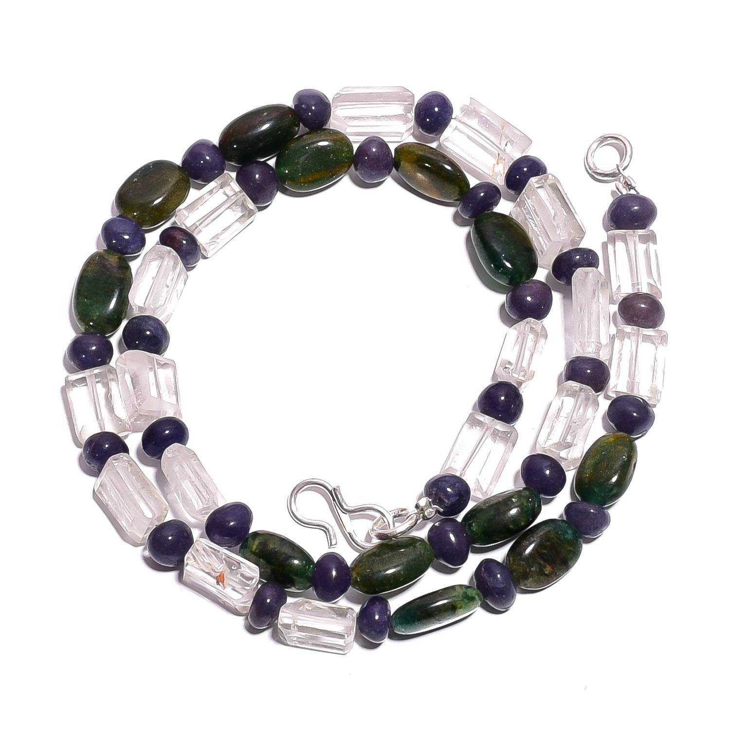 Natural Aventurine Iolite Crystal Gemstone Smooth Beads Necklace 17 UB-4760 UB-4760
Natural Aventurine Iolite Crystal Gemstone Smooth Beads Necklace 17 UB-4760 UB-4760