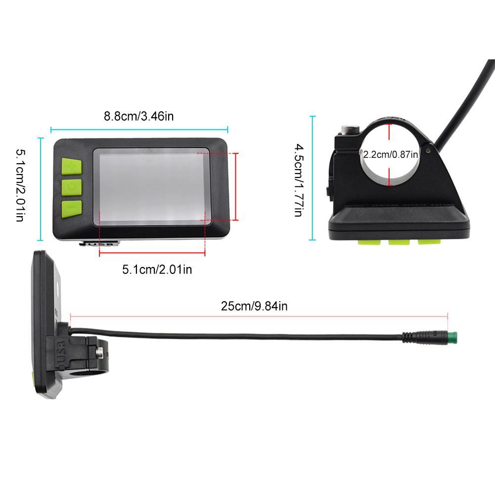 24V 36V 48V P3C Electric Bicycle Meter Wear Resist Bicycle Speedometer Electric Scooter Display Meter for Scooter Modification China Mainland
24V 36V 48V P3C Electric Bicycle Meter Wear Resist Bicycle Speedometer Electric Scooter Display Meter for Scooter Modification China Mainland
