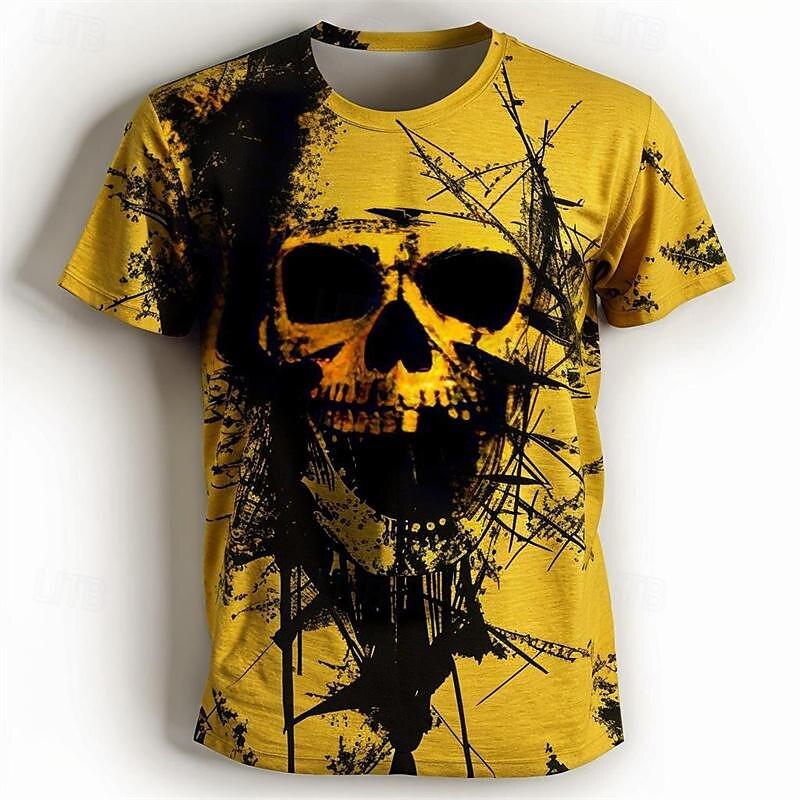 Чоловіча футболка з черепом Літо Вуличний стиль Ретро Чоловіча футболка Вінтажна футболка оверсайз для чоловіків Вуличний топ Футболка 3D принт Короткий рукав 5XL
Чоловіча футболка з черепом Літо Вуличний стиль Ретро Чоловіча футболка Вінтажна футболка оверсайз для чоловіків Вуличний топ Футболка 3D принт Короткий рукав 5XL