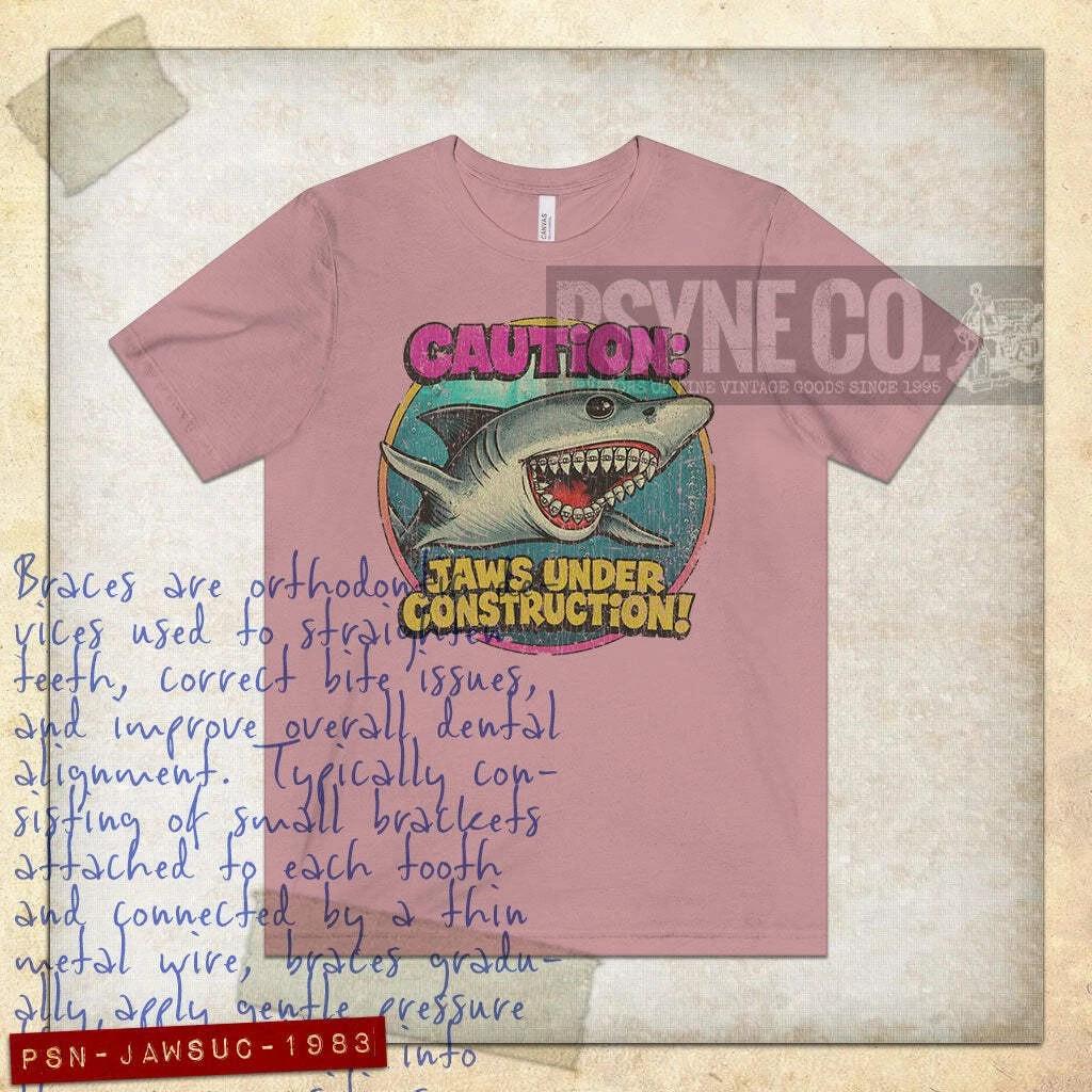 Jaws: Under Construction 1983 Vintage Men s T shirt XL
Jaws: Under Construction 1983 Vintage Men s T shirt XL